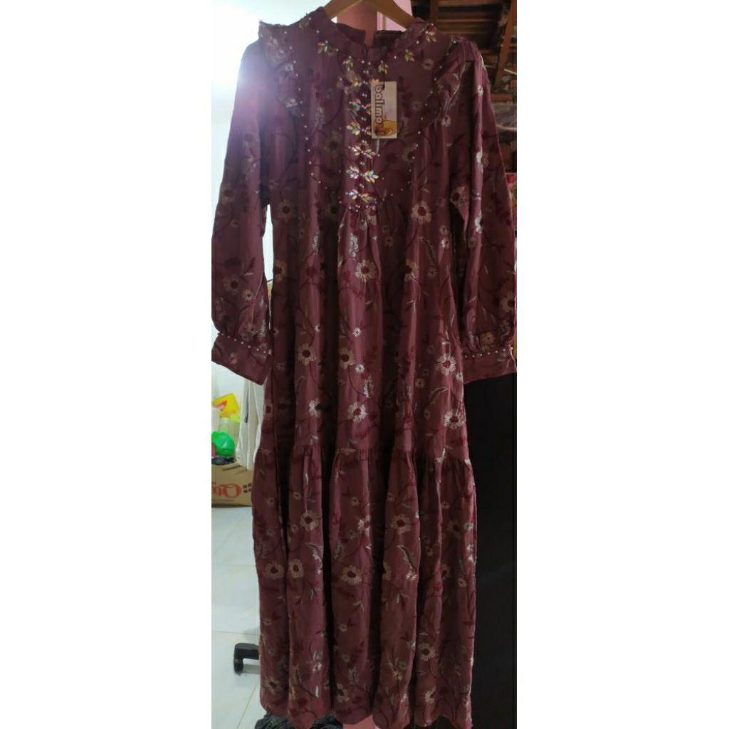 gamis BALIMO katun bordir payet