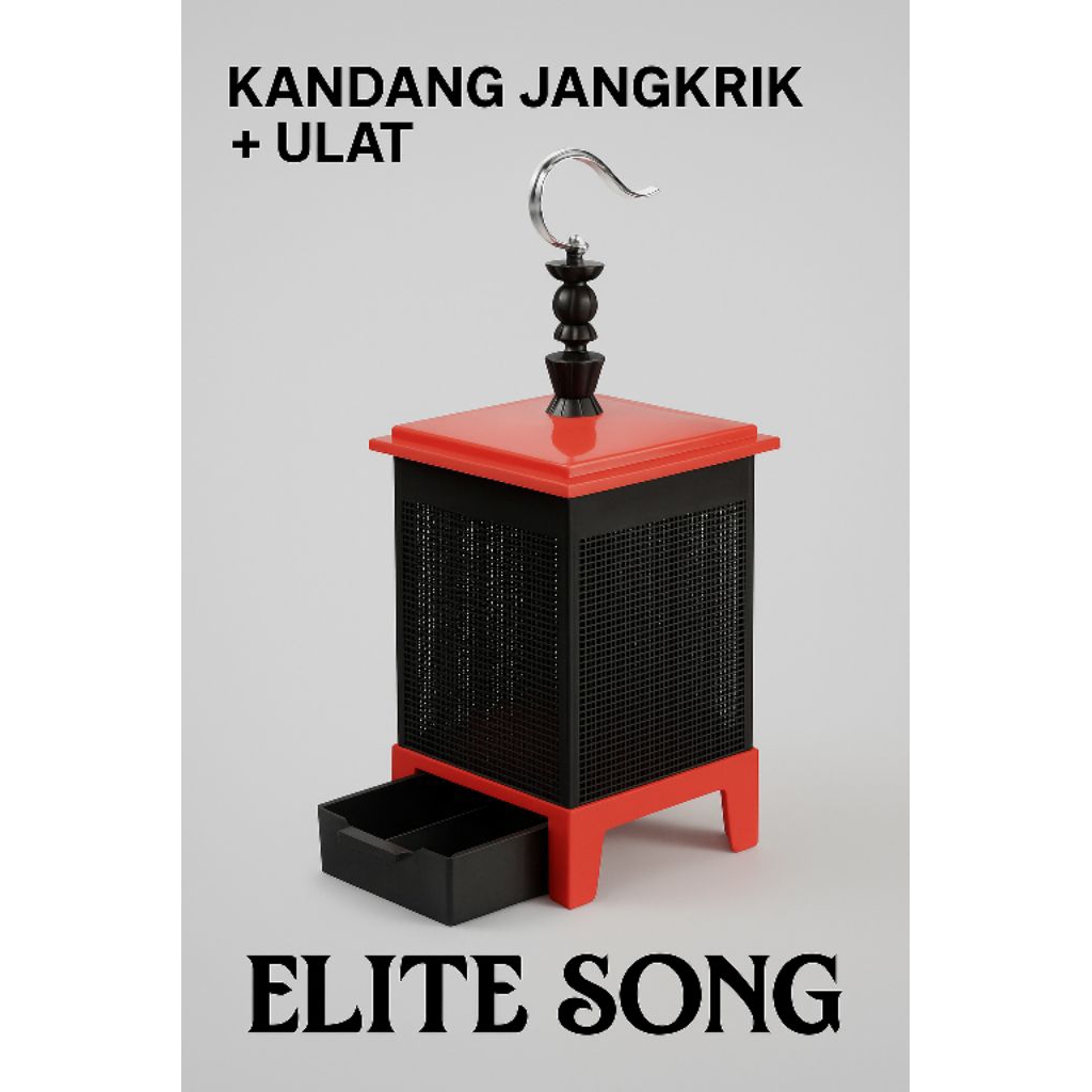 Kandang Jangkrik + Ulat Elite Song | Tempat Ternak Jangkrik Ulat Hongkong Serangga | Kandang Pakan B