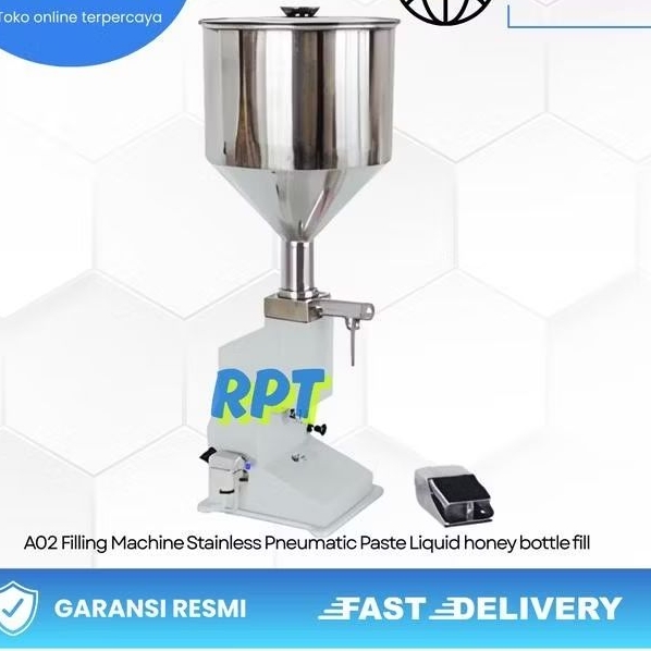 Mesin Filling Pengisi Pasta Liquid Pneumatic A-02 Hualian Original