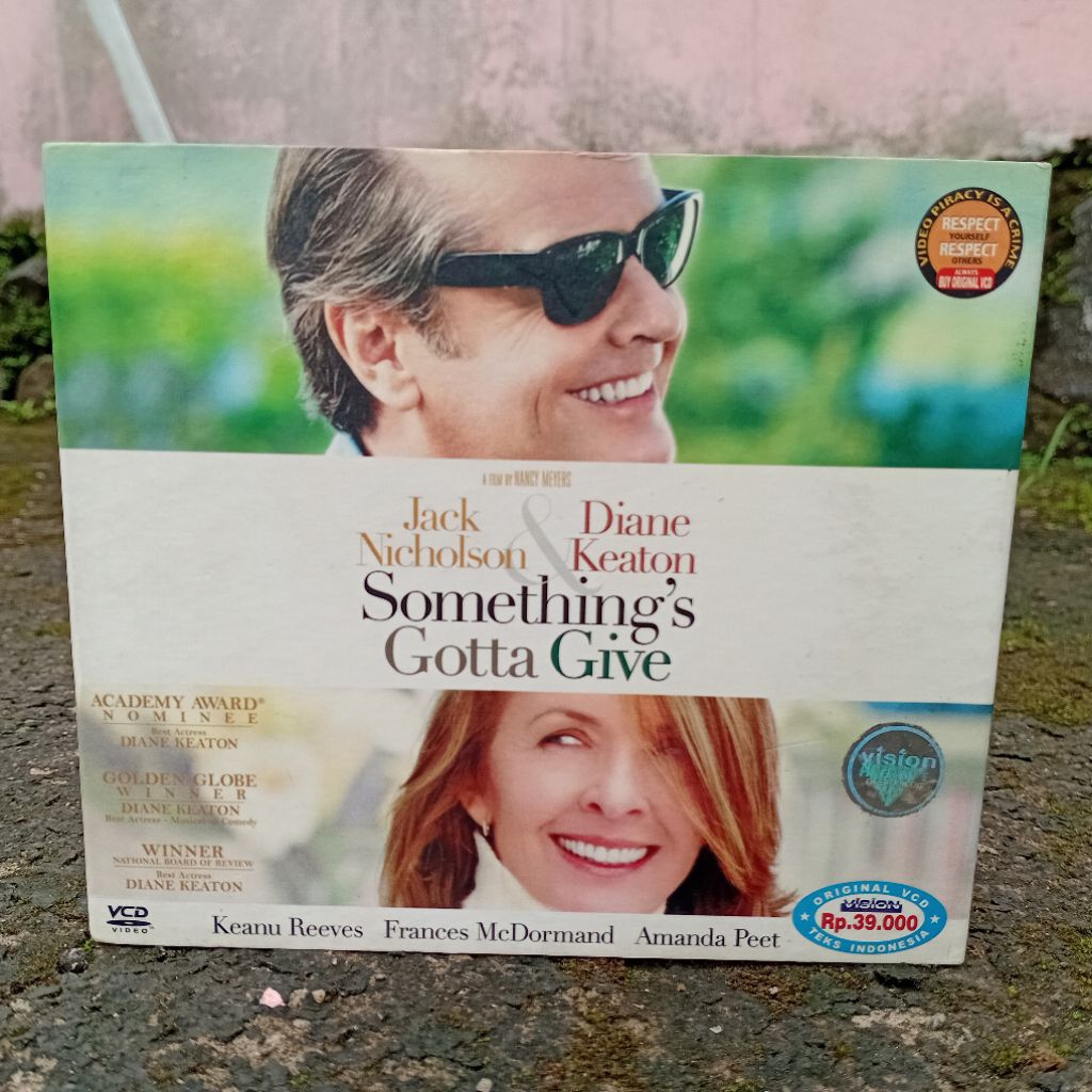 VCD Something's Gotta Give (2003) Teks Indonesia Original Warner Bros Pictures VideoCD