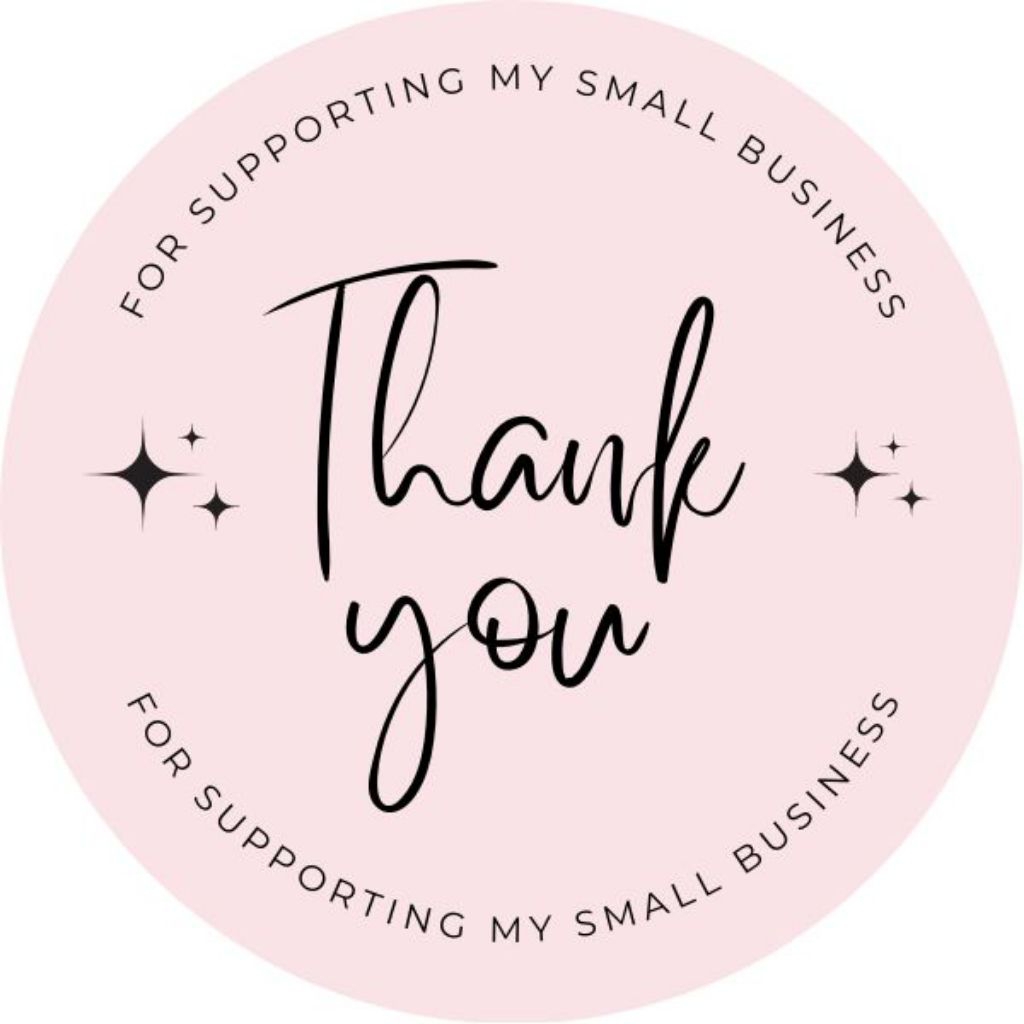 STICKER THANK YOU/STICKER CUSTOM/STICKER LOGO/STICKER A3/STICKER KEMASAN