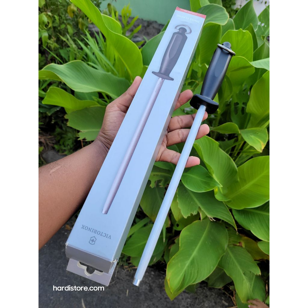 Asahan Pisau Stik 25 cm Victorinox Sharpening Steel 7.8303 Original Swiss