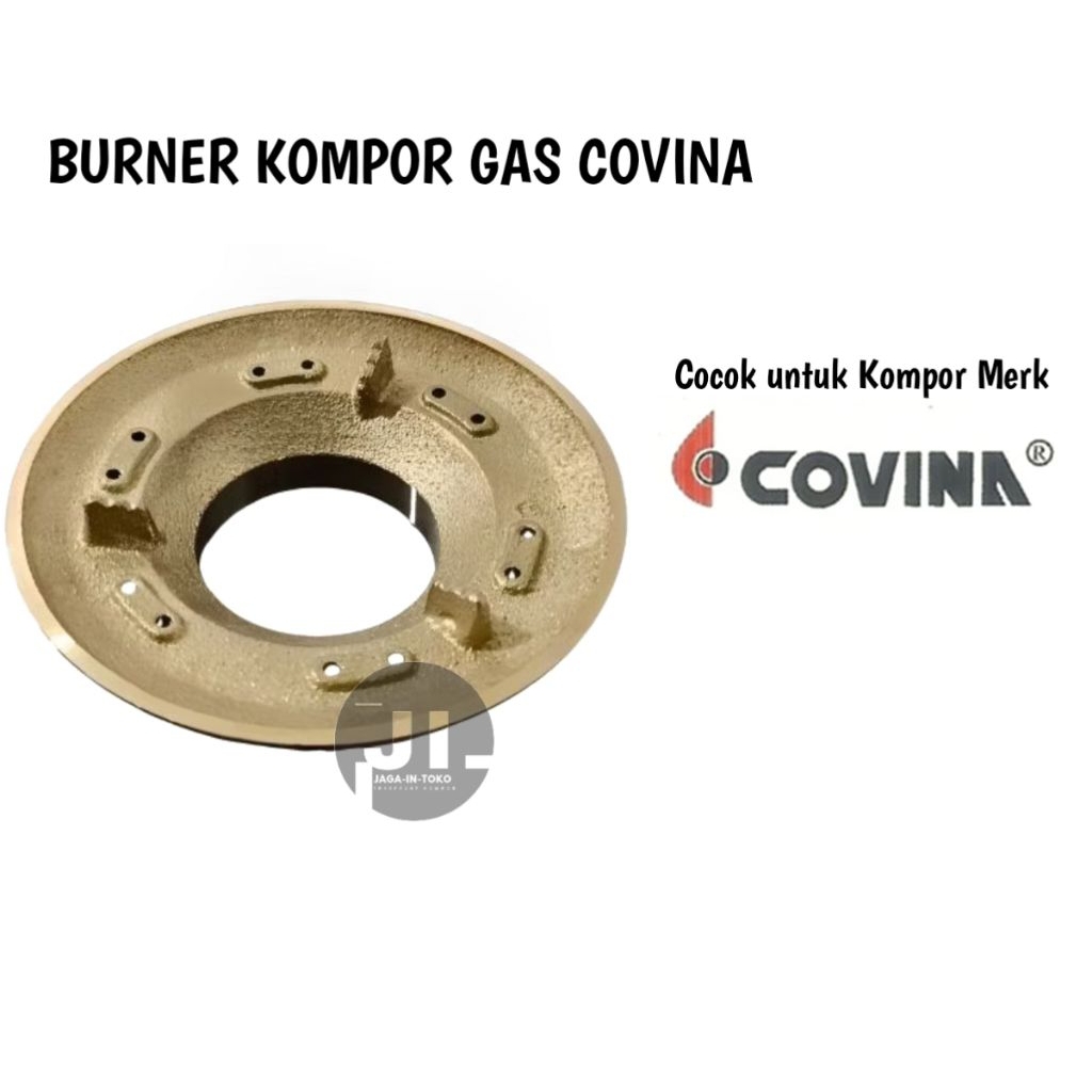 BURNER COVINA/KUNINGAN KOMPOR GAS COVINA KECIL 8CM/KOMPOR GAS 2 TUNGKU
