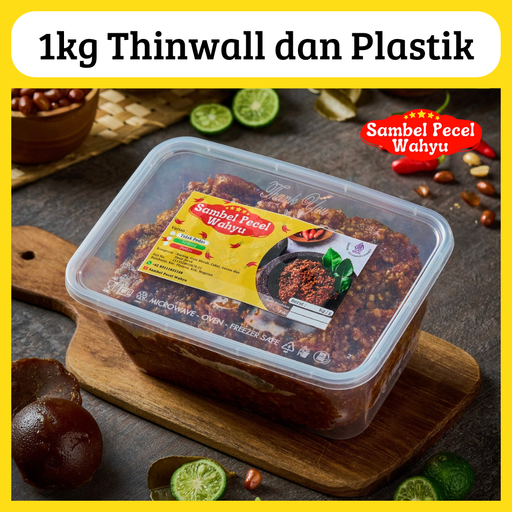 Sambel Pecel Wahyu khas Madiun 1Kg | Sambal Pecel Wahyu Instan