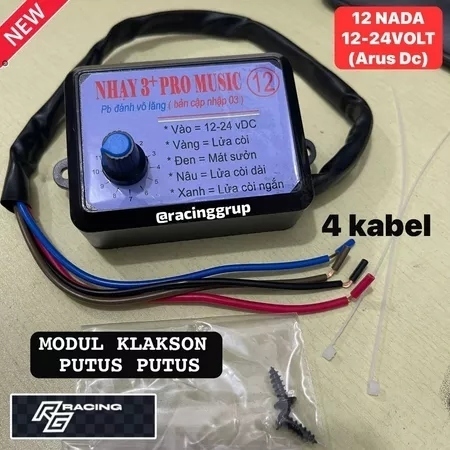 RELAY MODUL KLAKSON PUTUS TERBARU 12 NADA 12/24V VIETNAM
