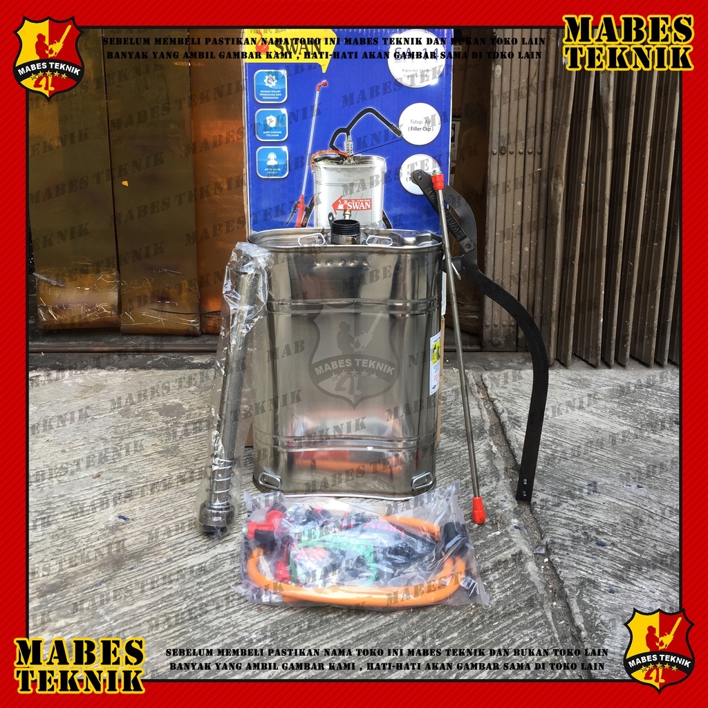 ALAT SEMPROT SWAN SA-14 - SPRAYER TANGKI STAINLESS MANUAL SWAN SA14 - SEMPROT HAMA / DISINFEKTAN