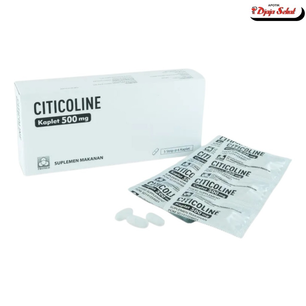 CITICOLINE 500MG PROMED STRIP - MULTIVITAMIN OTAK