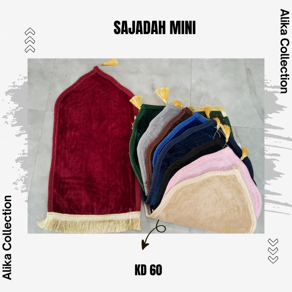 Sajadah Kubah Mini Polos Empuk