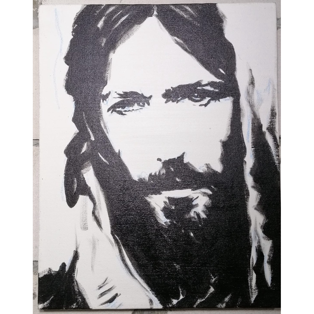 Lukisan Potrait Yesus 50x60