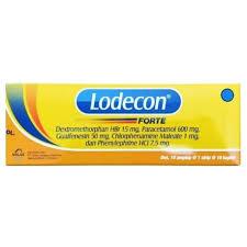 LODECON FORTE Box isi 100 Kaplet obat flu, obat demam batuk