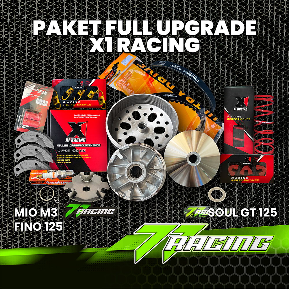 PAKET KIRIAN FULL UPGRADE KIRIAN CVT MIO M3-SOUL GT 125-FINO 125 PLATINUM RACING X1 RACING PAKET CVT