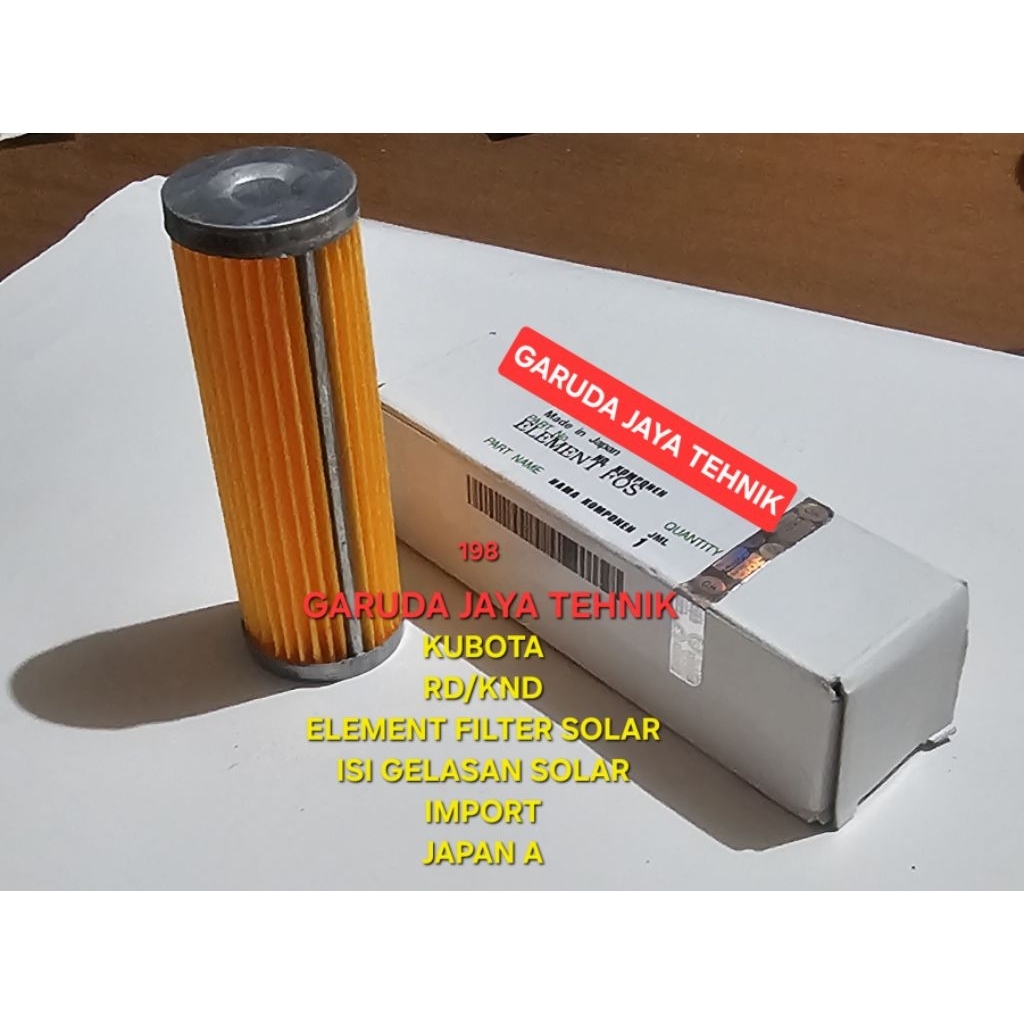 Mesin kubota RD. element filter solar kubota RD. element FOS kubota RD. Isi glas solar kubota RD. im