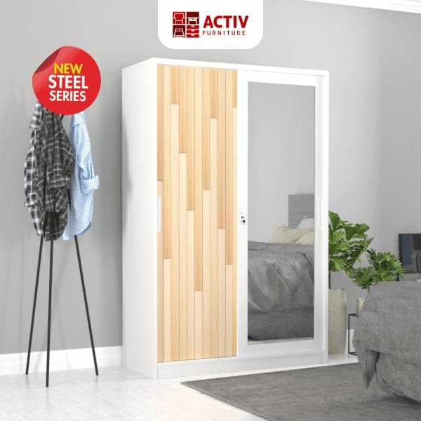 Lemari Pakaian Besi – Forte SL 123 – Activ Furniture