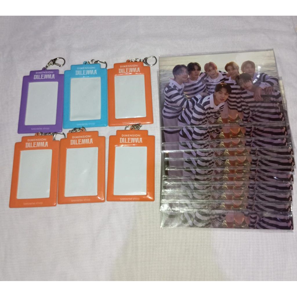 Official Photocard Holder Enhypen Dimension Dilemma Free Postcard Weverse Cahol Card Holder Enha