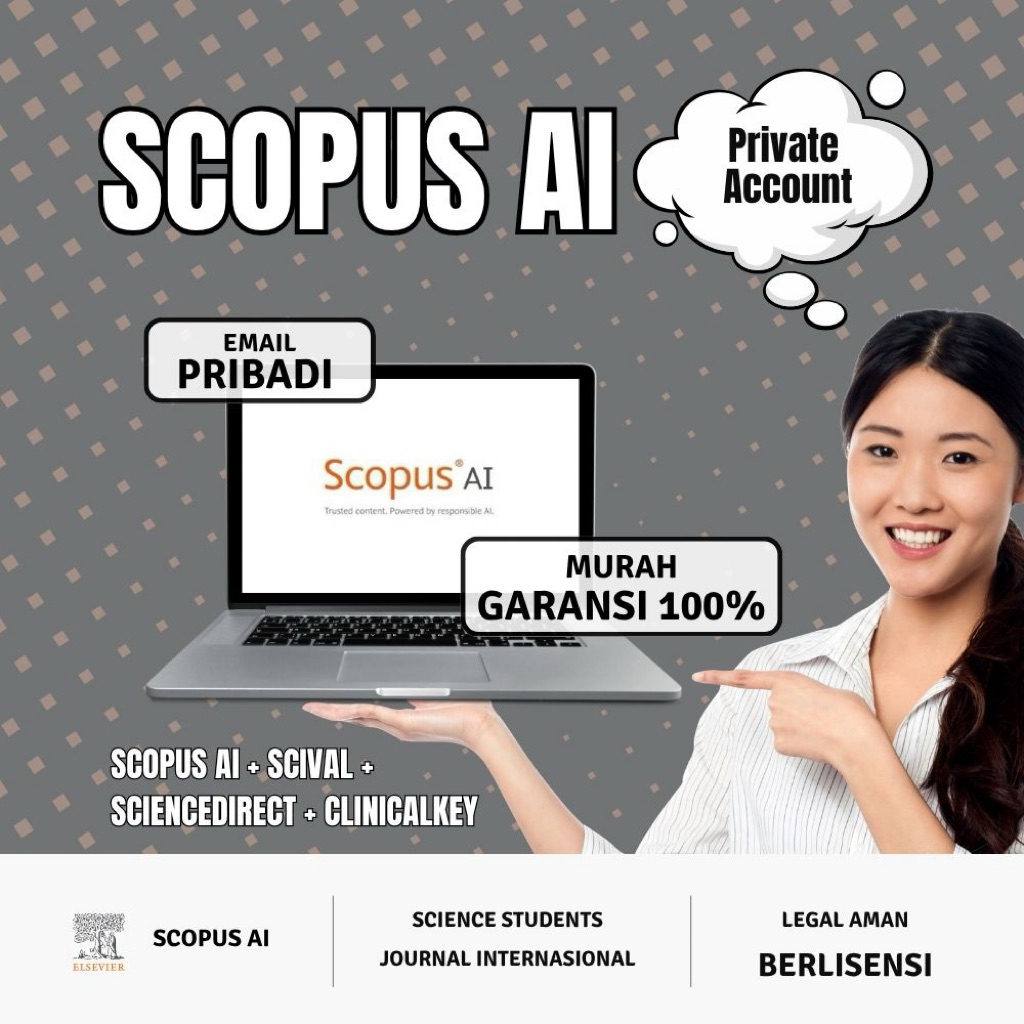 Akses Akun Scopus Premium Ai Sudah Include SciVal + ScienceDirect + Clinicalkey + Referensi Jurnal I