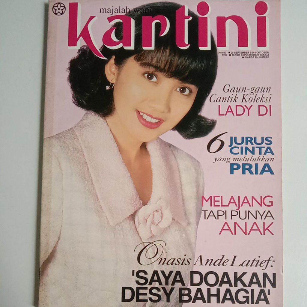Majalah Kartini Tahun 1997 Cover Desy Ratnasari