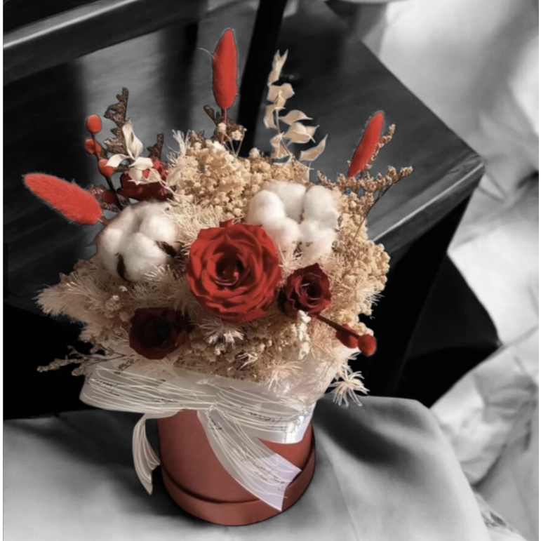 Mini Bloombox Bloom Box Dried flower / bloombox Bloom box bunga kering / bloombox bloom box dried fl