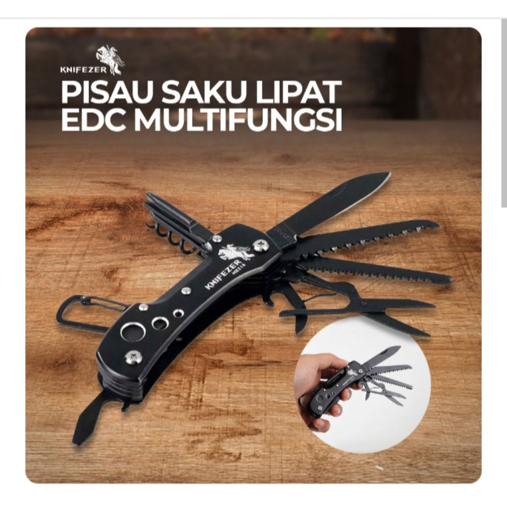 Knifezer pisau swis army pocket knife EDC multifungsi / pisau tools EDC
