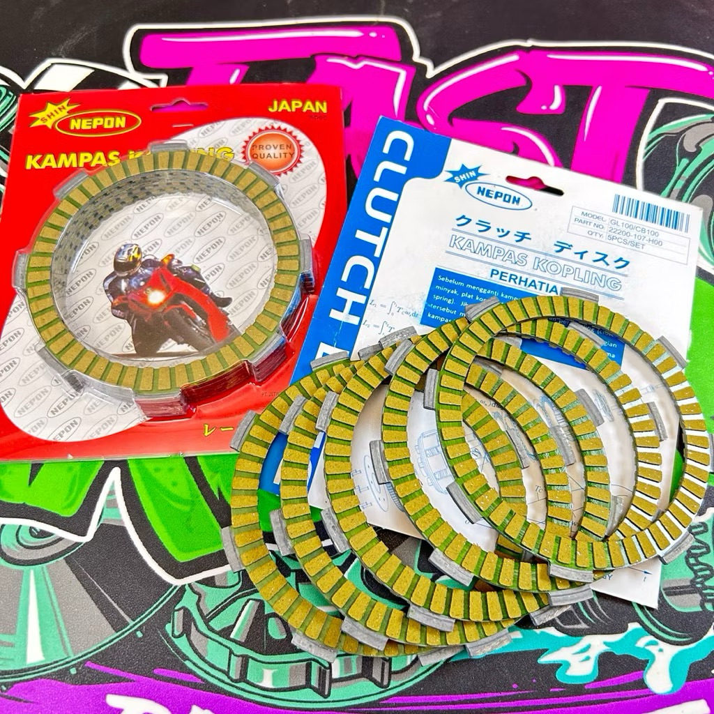 kampas kopling gl 100 kampas kopling nepon gl100 tiger gl mp cb kampas nepon gl100 kampas gl100 tige