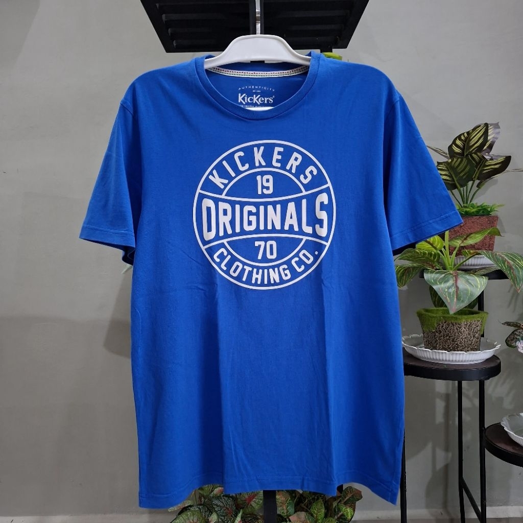 Kaos Oblong (T-Shirt) Pria Kickers Original Authentic | Preloved