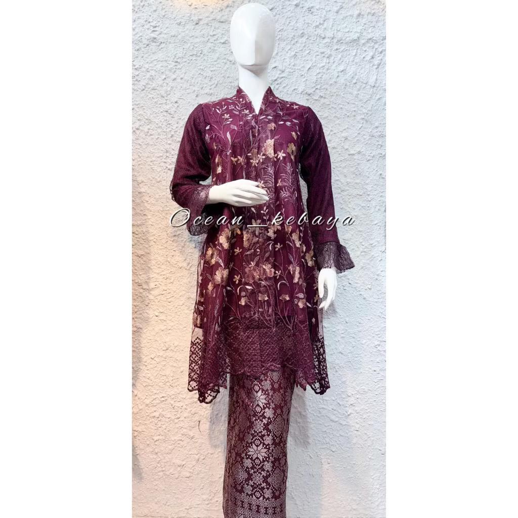 Kebaya Kartini Bunga Kombinasi