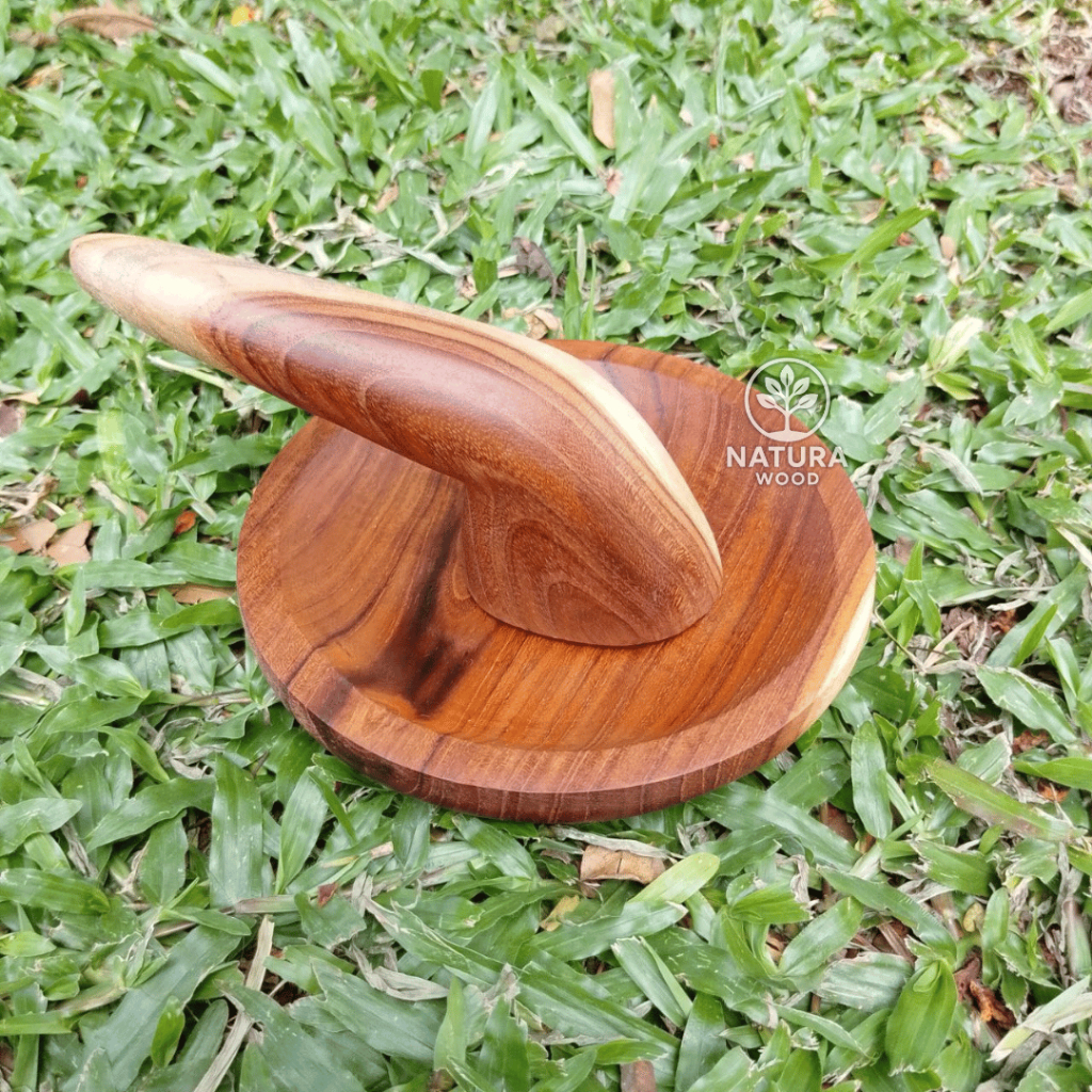 COBEK KAYU JATI + ULEKAN | NATURA WOOD