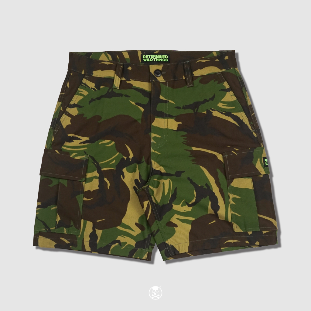 DETERMINED Cargo Shortpants WUTANG CAMO Celana Pendek Pria