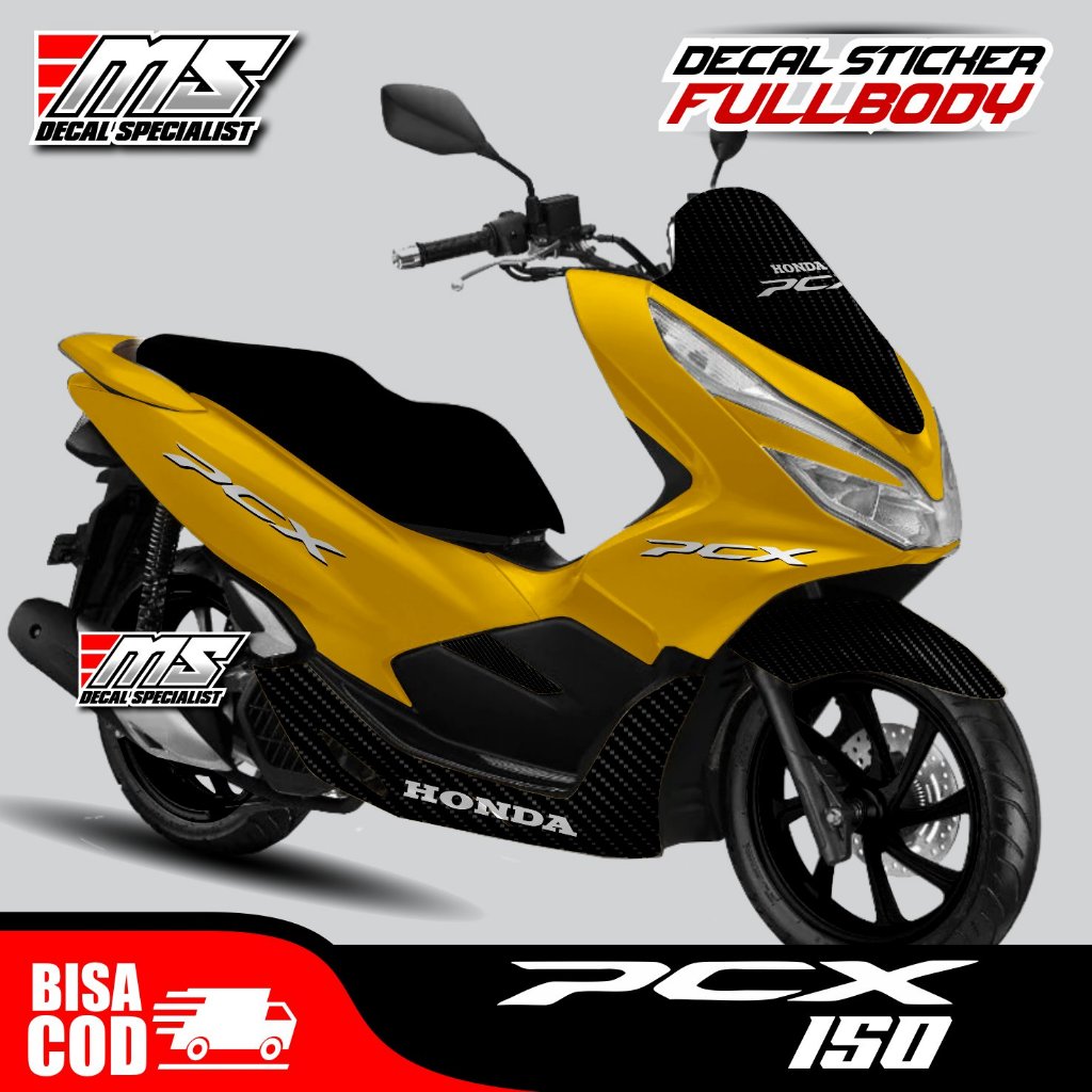 Decal stiker polos Honda Pcx 150 full body polos simple
