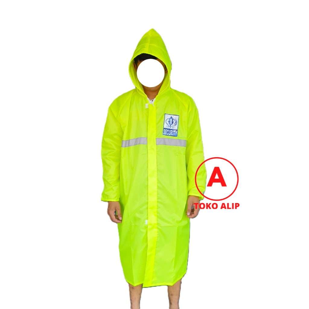 Jas Hujan Security Mantel - Jas Hujan Mantel Satpam - Jas Hujan Satpam - Jas Hujan Karet Satpam