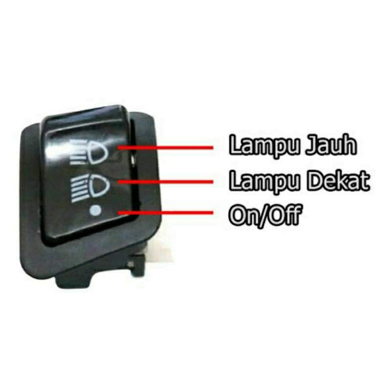 [GROSIR] Saklar Lampu 3 fungsi motor honda beat, revo, blade, Supra 125