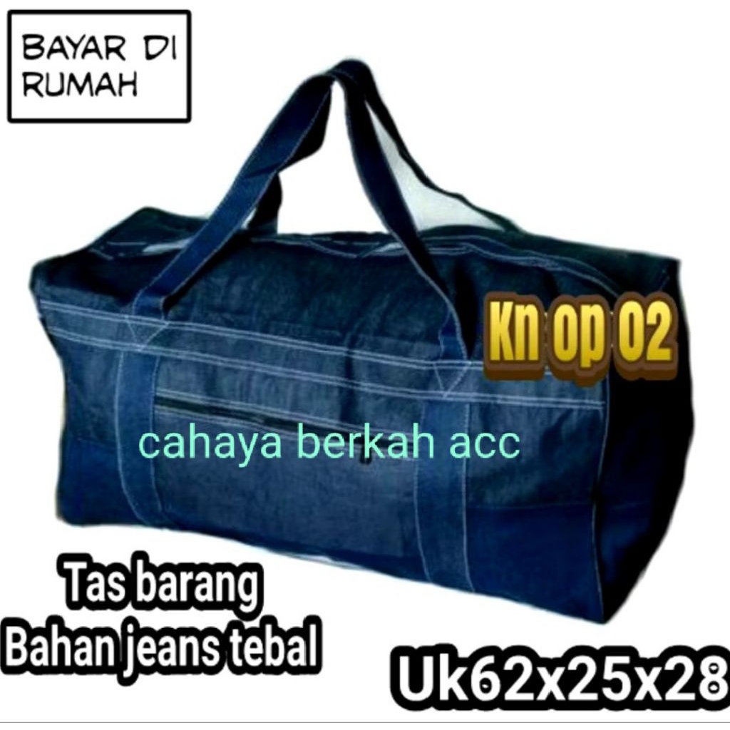 tas mudik tas travel tas baju jumbo bahan Levi's