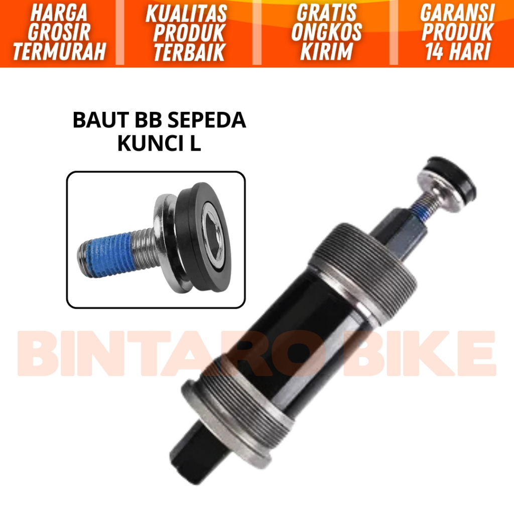 Baut BB Sepeda Kunci L Baut Penutup Crank Bottom Bracket Sepeda Lipat MTB Roadbike DLL