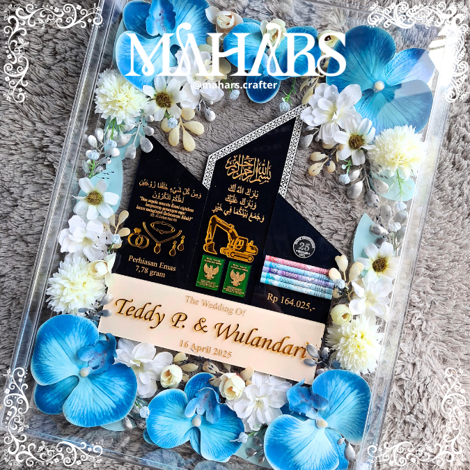 FIONA Frame mahar POP UP/ Mahar elegan /  Mahar Murah / Custom Mahar