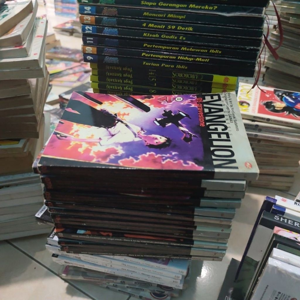 Komik Evangelion cabutan Original