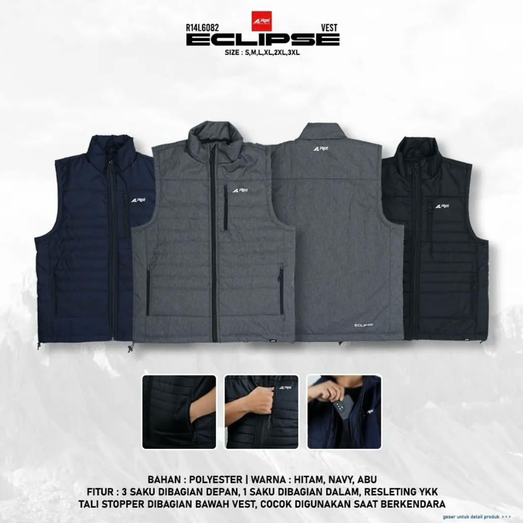 Rompi Arei Outdoorgear OriginaI Rei Eclipse Vest