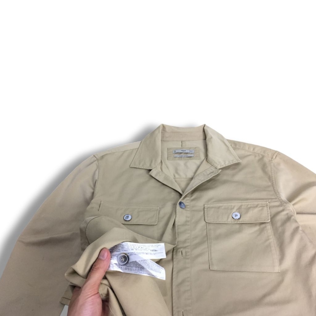 overshirt Mango Man - Outer - Kemeja Jaket