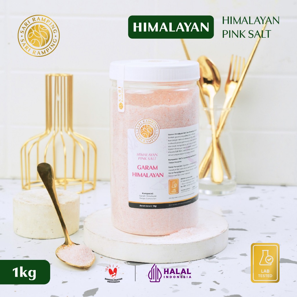 HIMALAYAN SALT ORGANIC 1000G / PINK HIMALAYAN PREMIUM PAKISTAN / HIMALAYAN SALT ORIGINAL / GARAM HIM