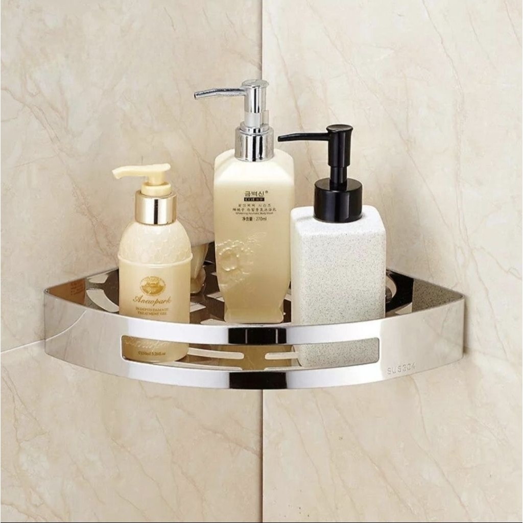 Rak Sudut Stainless / Rak Serbaguna Minimalis