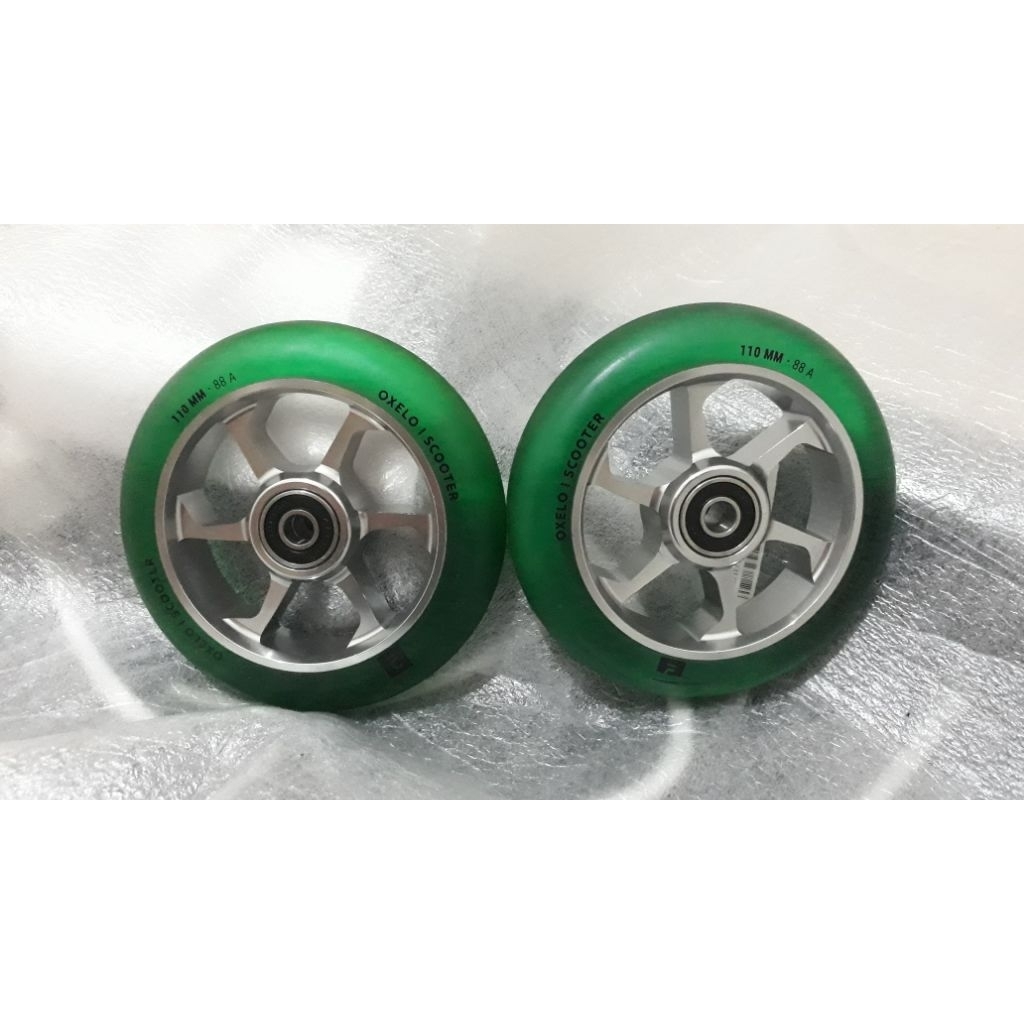 roda scooter freestyle oxelo 110mm preloved