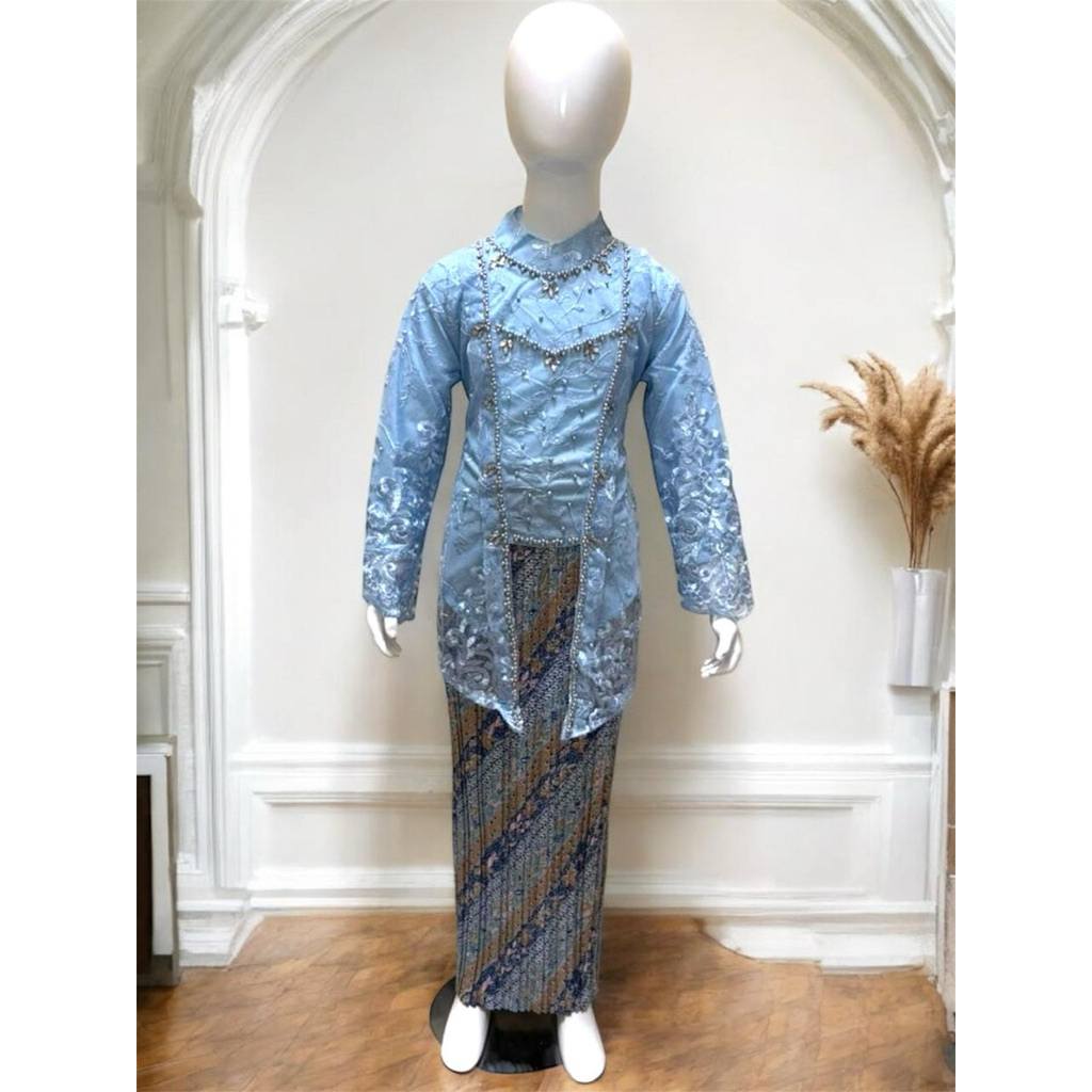 new kebaya Kids anak kutu baru hijab anak/kebaya kartini /kebaya kartini/kebaya wisuda anak/modern k