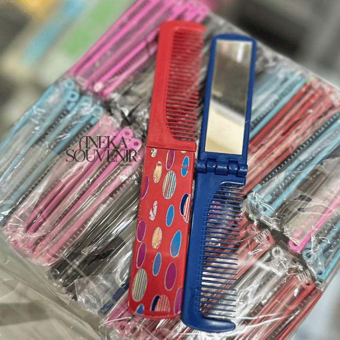 (min 50pcs) SISIR LIPAT KACA // SISIR LIPAT // SOUVENIR SISIR // SOUVENIR PERNIKAHAN // SOUVENIR MUR