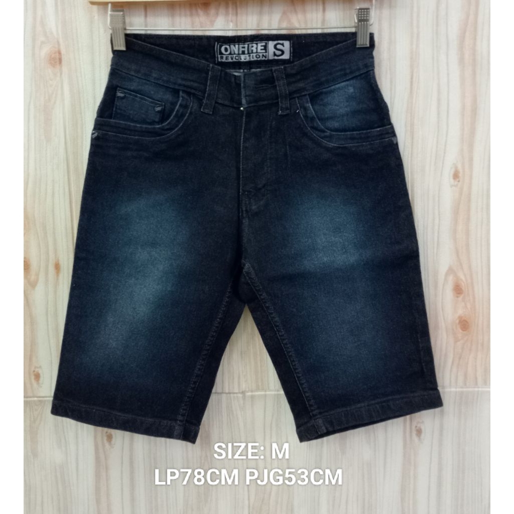 ONFIRE SALE,,, CELANA JEANS PENDEK PRIA CELANA JEANS DISTRO ONFIRE ORIGINAL