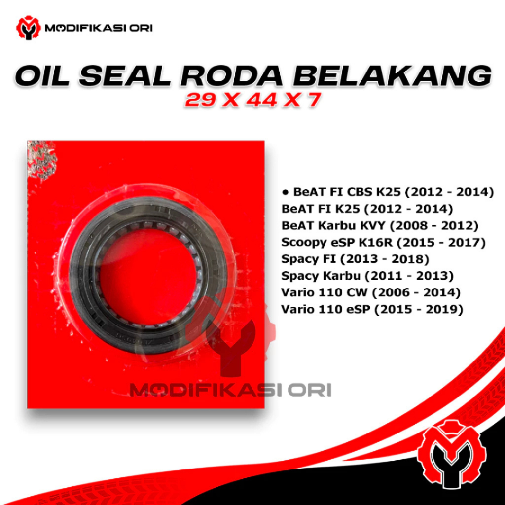 SEAL KRUK AS KIRI beat 91202-KVB-901 beat vario scoopy vario110 esp beat esp Oil Seal Honda