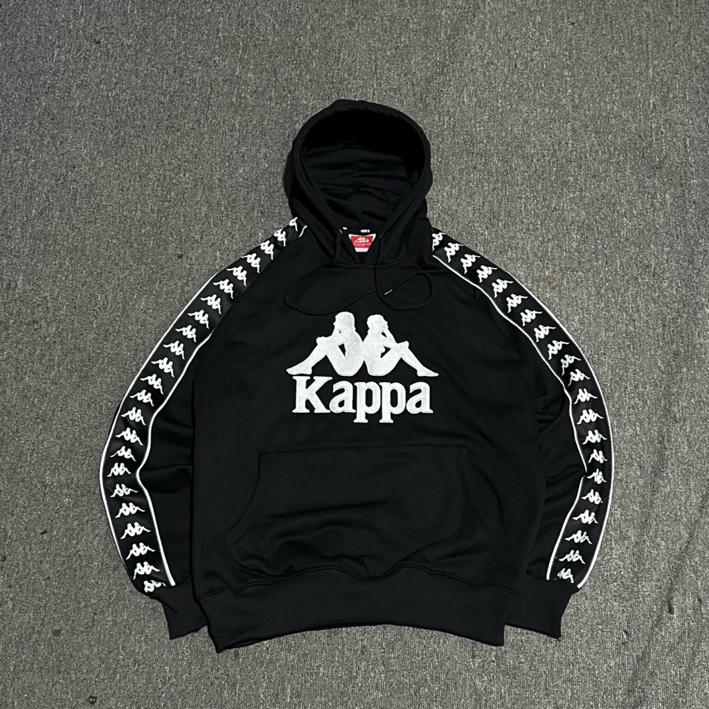Jaket Hoodie Kappa Taped Full Teg