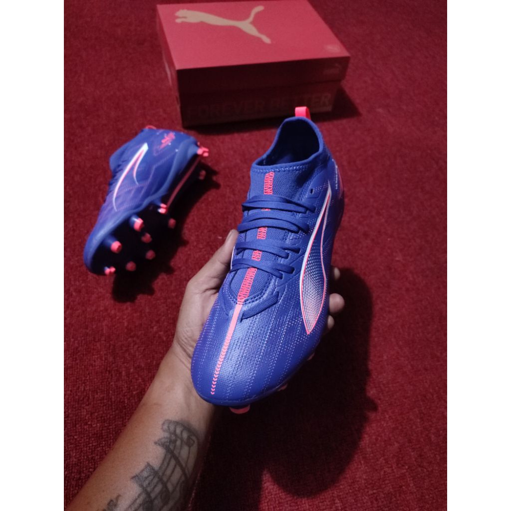 Sepatu Bola Anak Puma Ultra 5 Match FG/AG JR