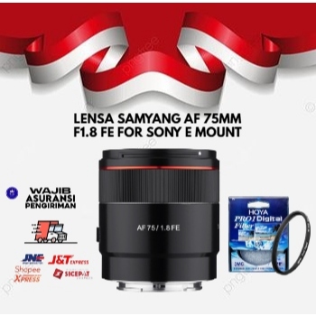 LENSA SAMYANG AF 75MM F1.8 FE FOR SONY E MOUNT / SAMYANG AF 75MM F1.8 FE