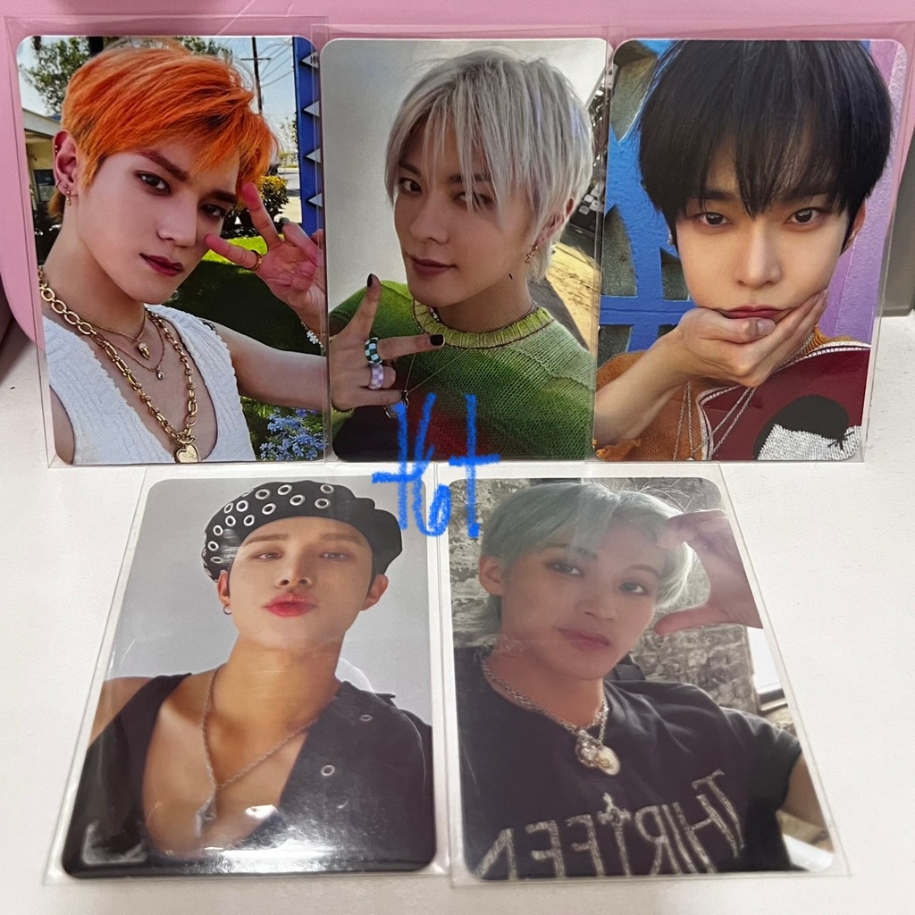 OFFICIAL - Photocard NCT 127 Ayyo A B ver Taeyong Yuta Doyoung Jungwoo Mark