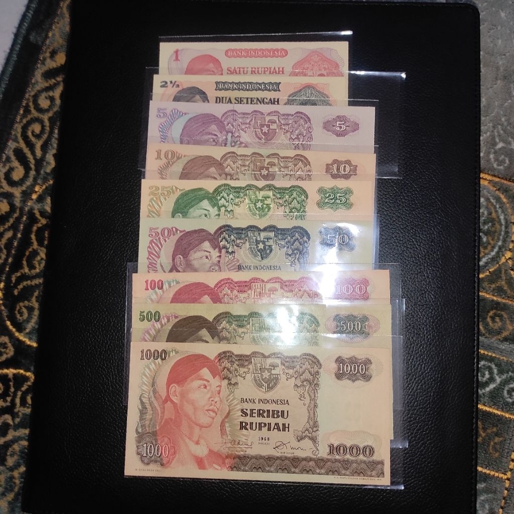 Uang Koleksi Set Seri Sudirman tahun 1968