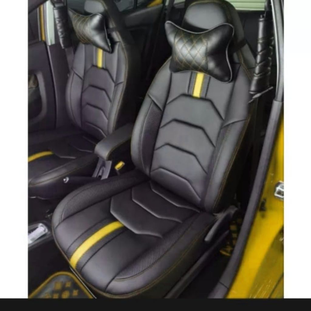 Sarung jok mobil Brio 2018-2025 full seat jok 2 baris