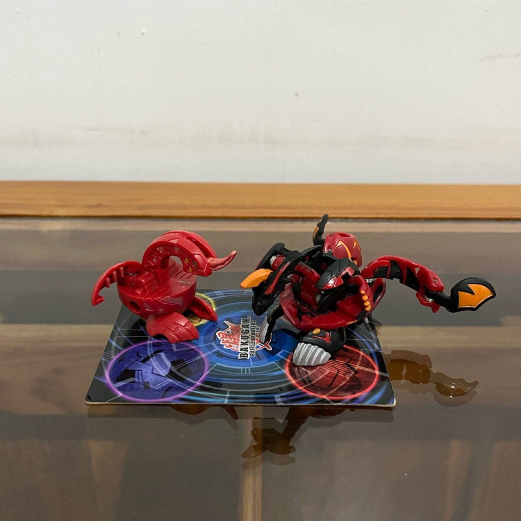 (PAKET BAKUGAN) Dragonoid B1 & Viper Helios Hex Vexos B2